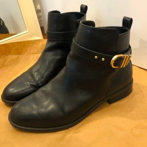Kelly & Katie 8.5 Booties with Gold Buckle